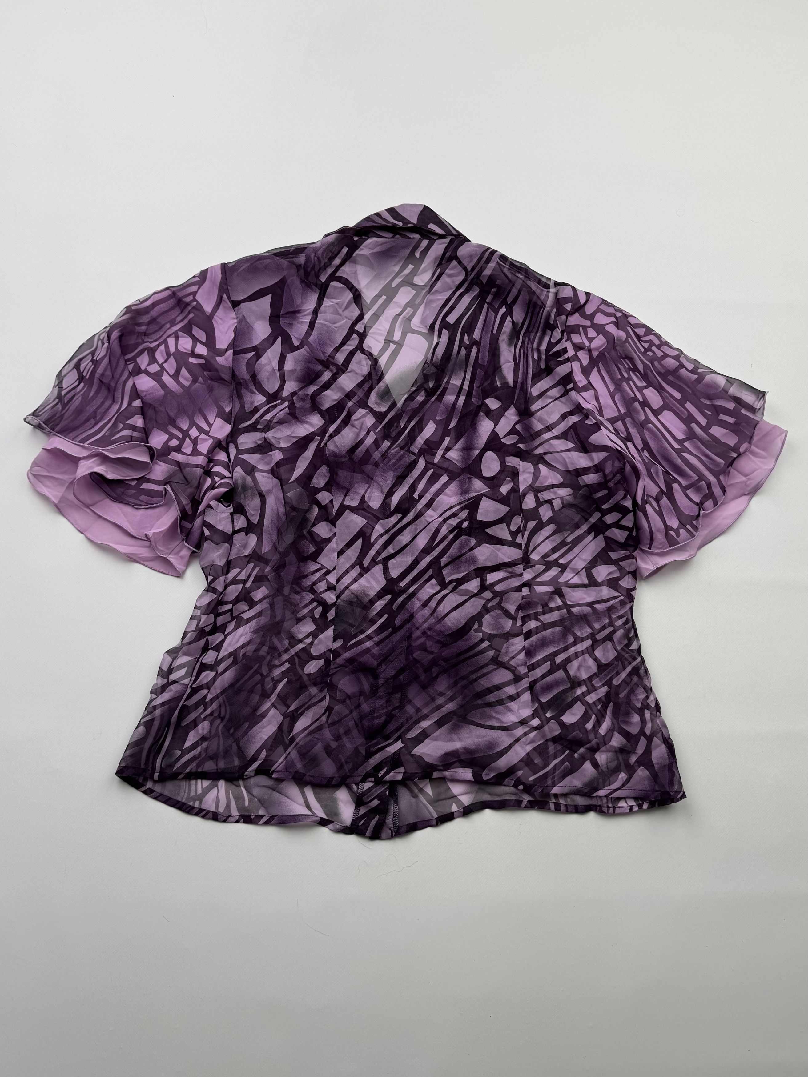 Japanese Brand Vintage Mesh Blouse B572(V324)E2 Size M / US 6-8 / IT 42-44 - 7 Thumbnail