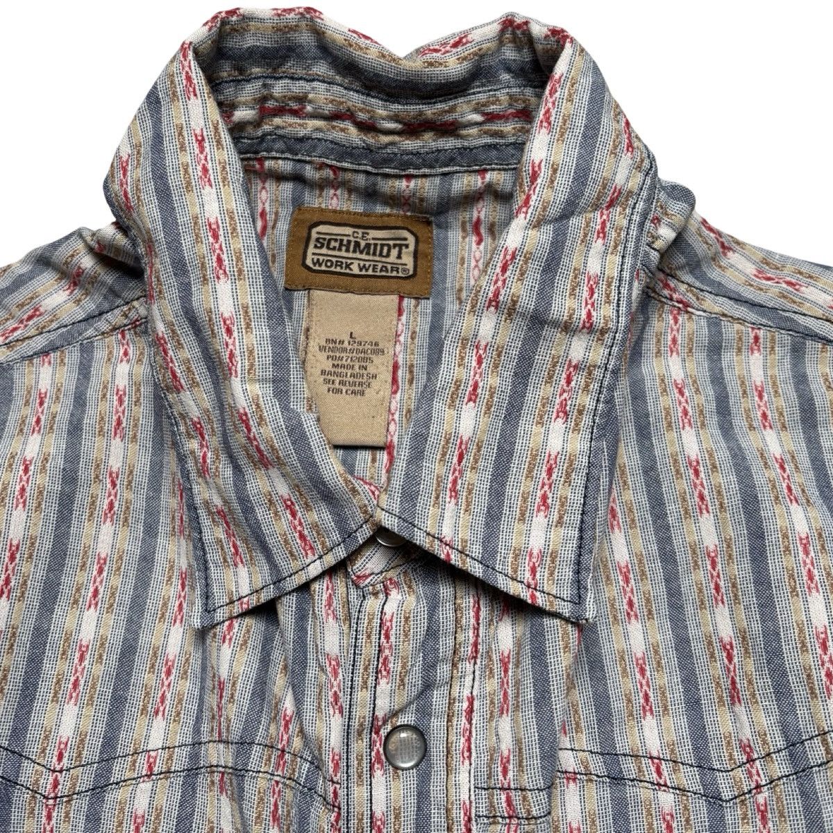 Other C.E. Schmidt Work Wear Men's Sz L Shirt Western Pearl Snap Size US L / EU 52-54 / 3 - 3 Thumbnail