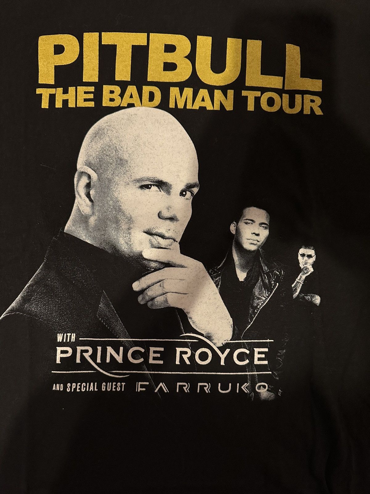 Vintage Pitbull Concert Tee Size US XL / EU 56 / 4 - 2 Thumbnail