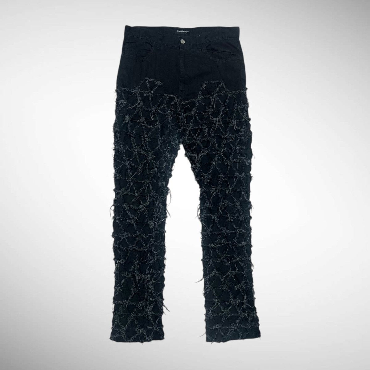 PHENOMENON Phenomenon 2010SS Crust Pants Black Sample Size US 30 / EU 46 - 1 Thumbnail