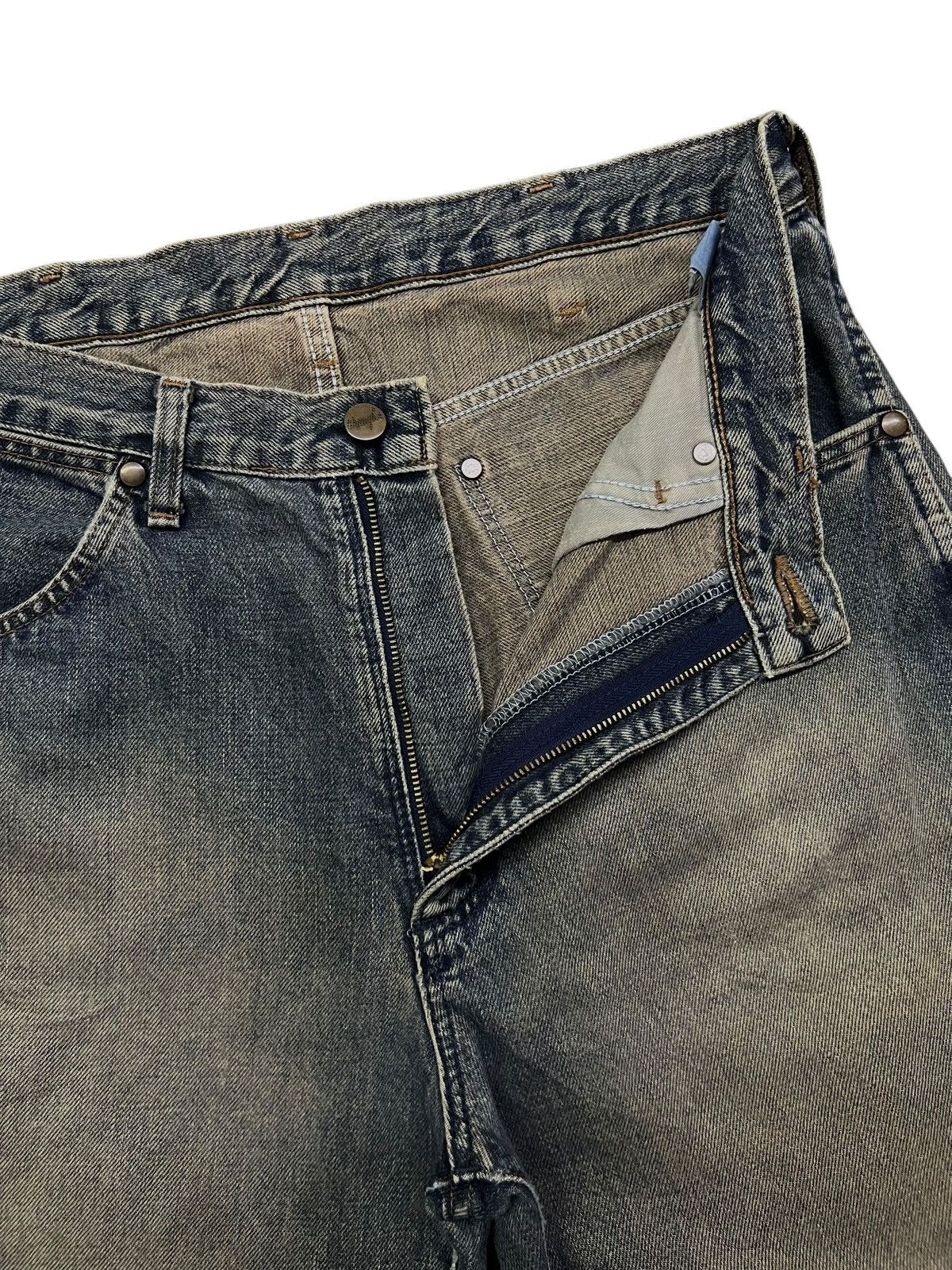 Wrangler Bootcut Vintage 90s Wrangler Blue Bell USA - Faded Mud Wash Size US 32 / EU 48 - 8 Thumbnail