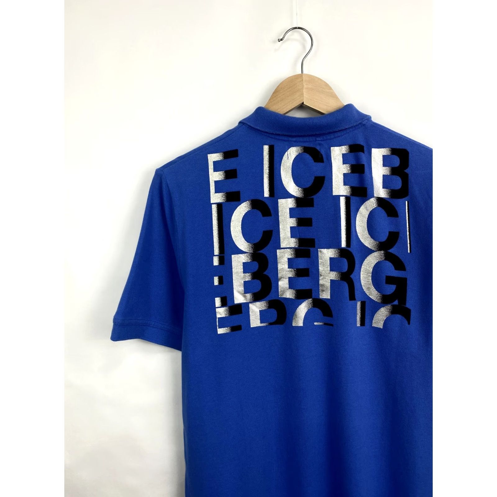 Vintage Vintage Iceberg T-Shirt M Blue 90s Polo rare retro hype Mens Size US M / EU 48-50 / 2 - 3 Thumbnail
