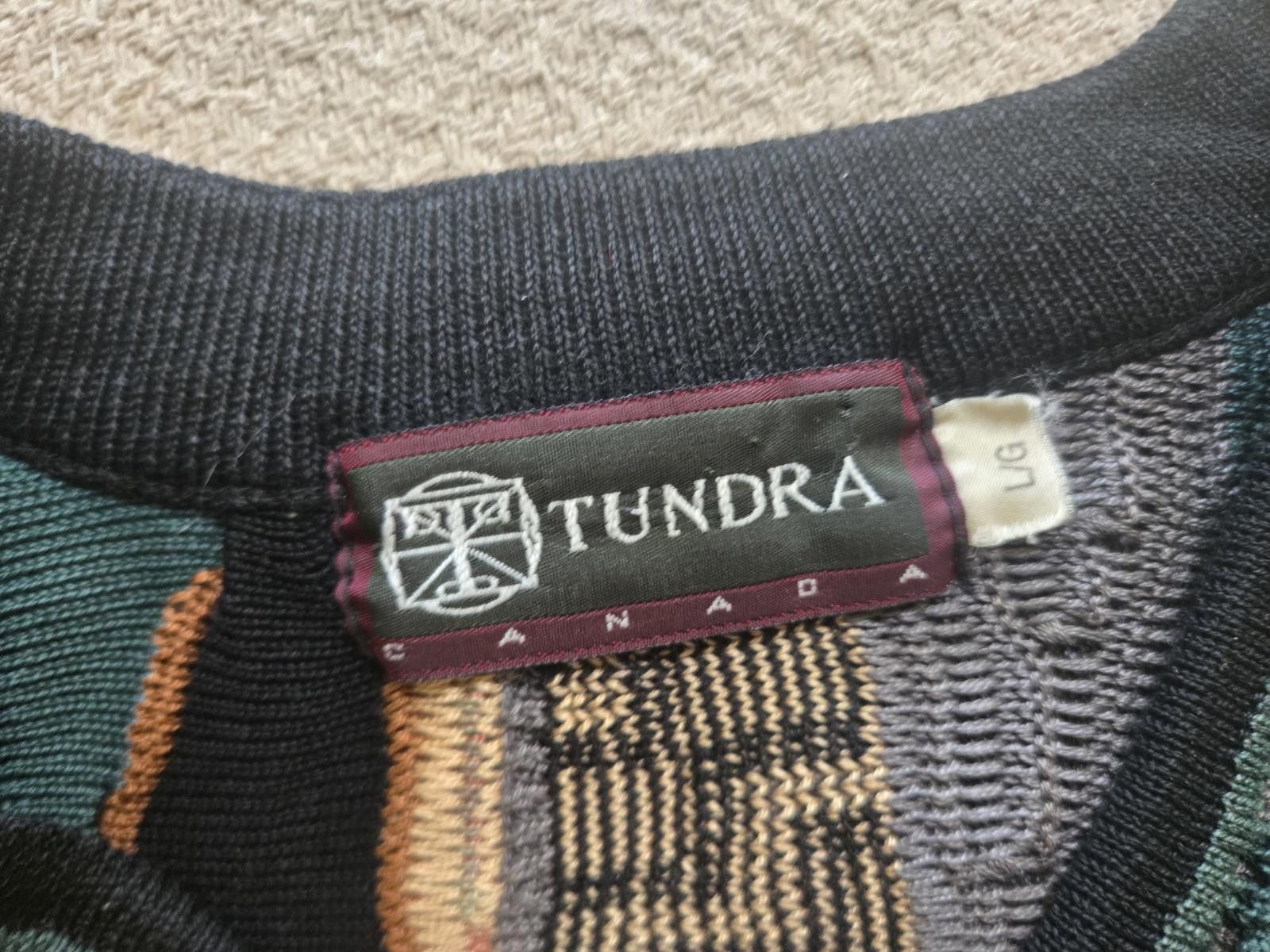 Other Tundra Sweater L | 90s Coogi Style Textured Knit Size US L / EU 52-54 / 3 - 2 Thumbnail