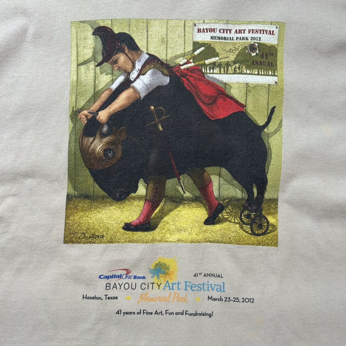 Vintage Vintage Bayou City Art Festival T-Shirt Size US XL / EU 56 / 4 - 5 Thumbnail