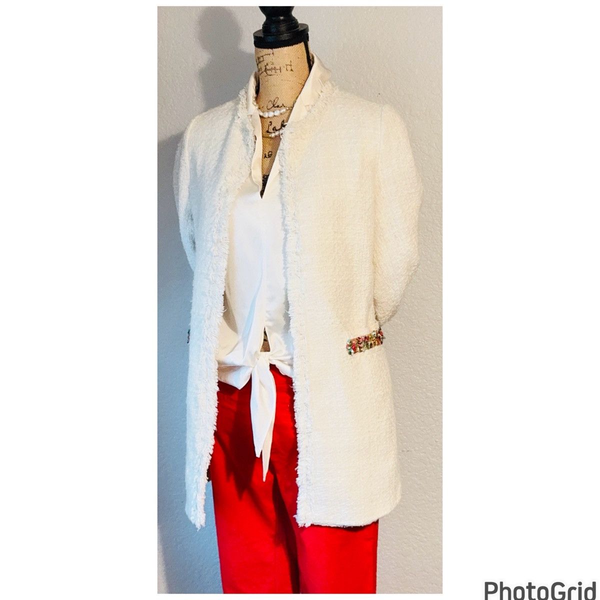 Zara Zara Beads Detailed Jacket Coat Size S / US 4 / IT 40 - 2 Thumbnail
