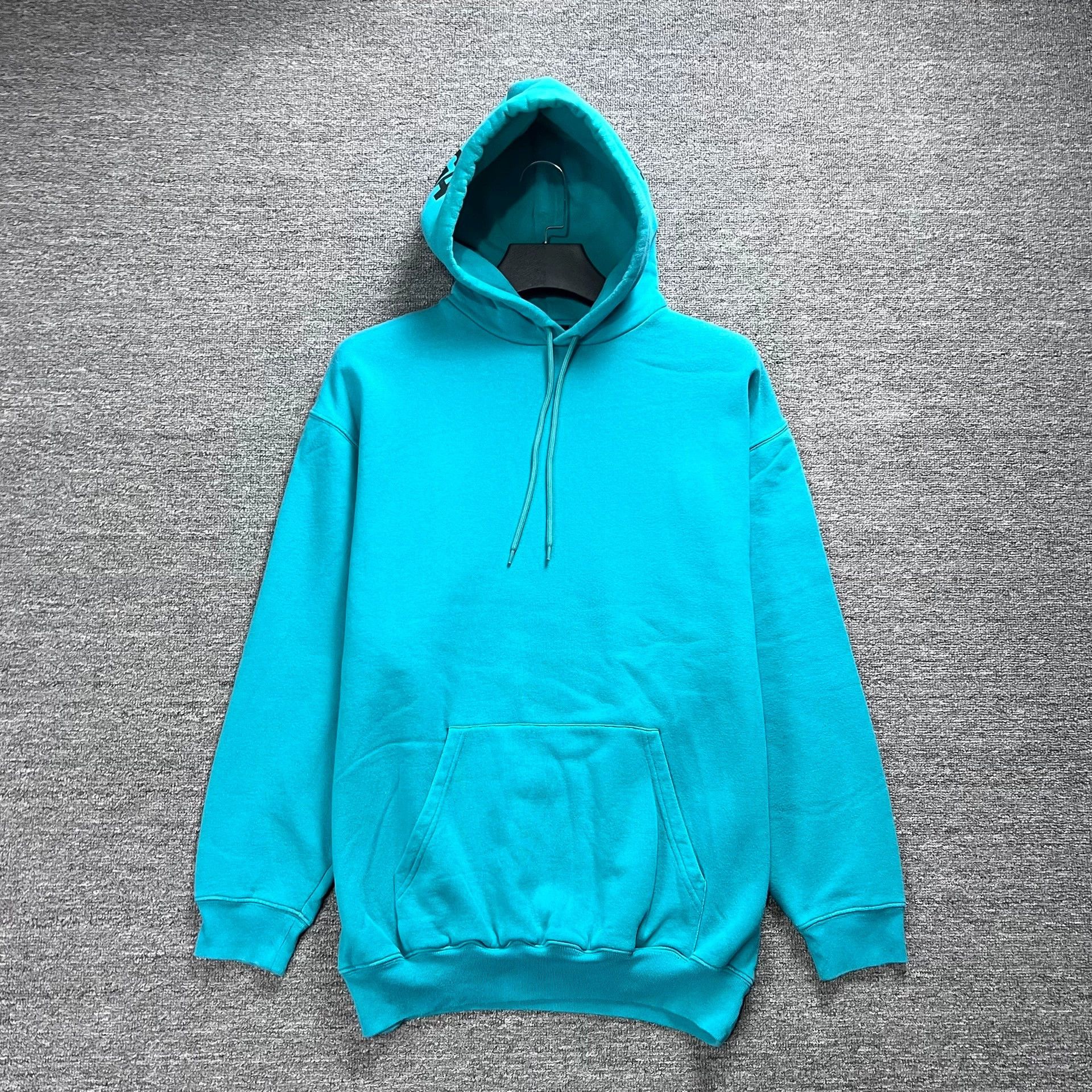 Balenciaga Balenciaga Lake Green Back Hat Logo Hoodie Size US S / EU 44-46 / 1 - 1 Thumbnail