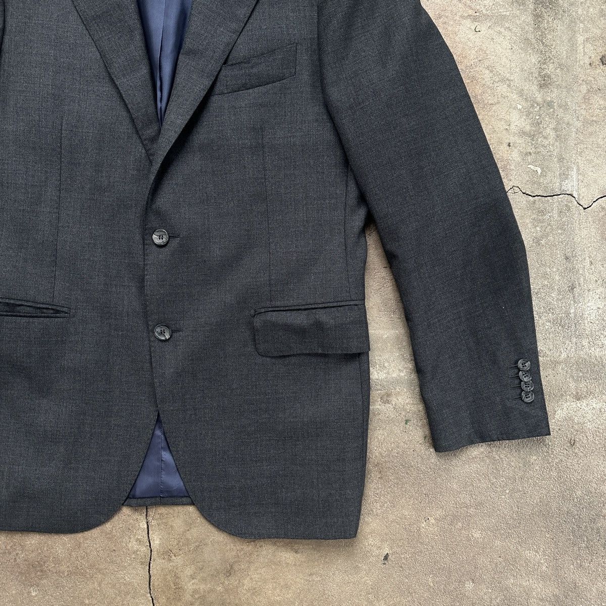 Lazio singe breasted wool blazer