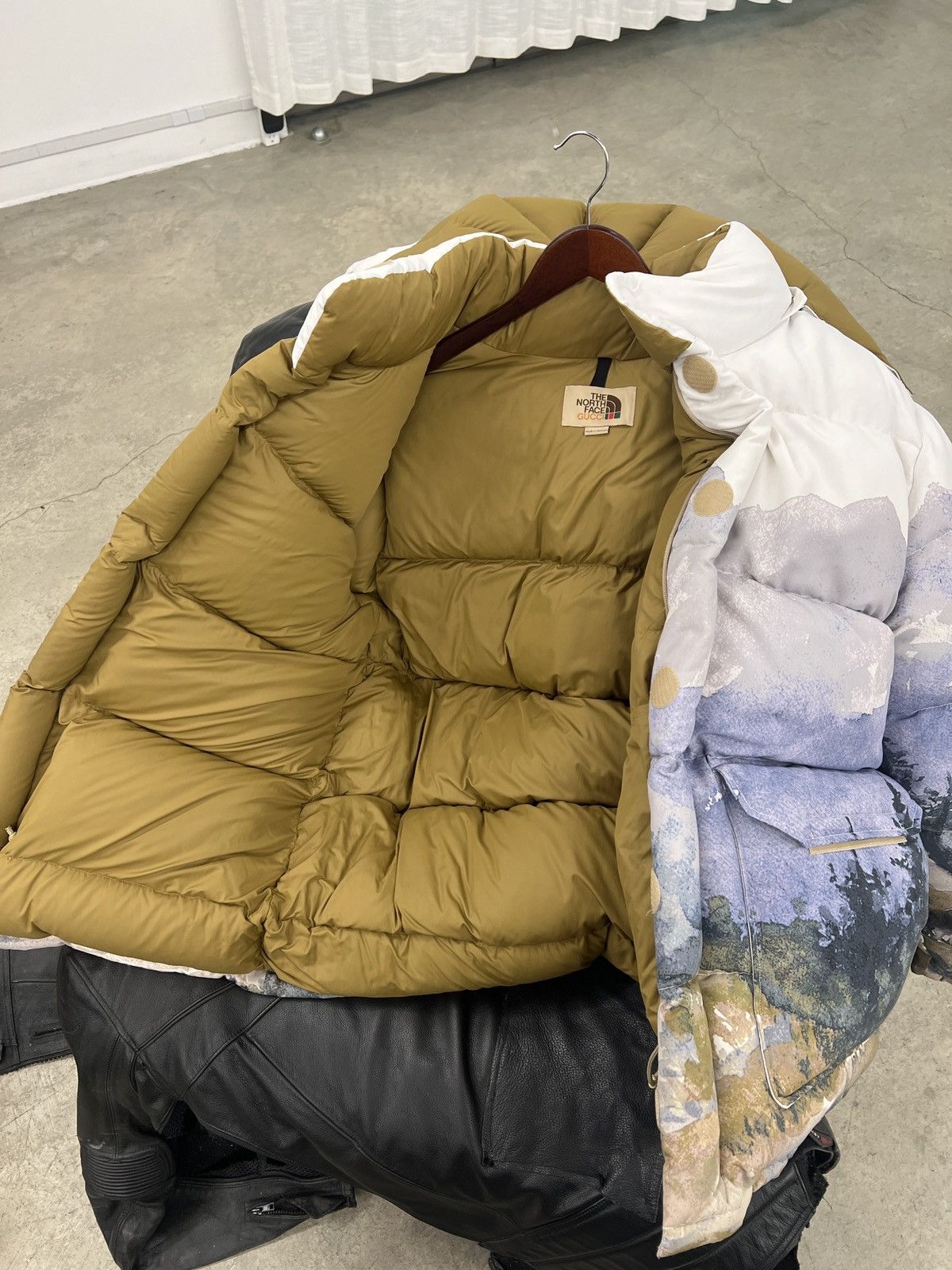 Gucci × The North Face GUCCI THE NORTH FACE Print Down Quilt Puffer Parka Jacket Size US L / EU 52-54 / 3 - 5 Thumbnail