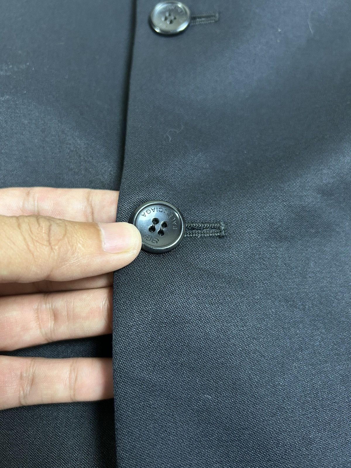 Balenciaga Vintage Baleciaga Men Blazer Size 44R - 6 Thumbnail