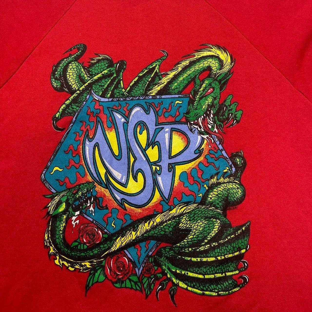 Hanes × Vintage Vintage North Shore Pacific Dragon Crewneck Size US XL / EU 56 / 4 - 3 Thumbnail