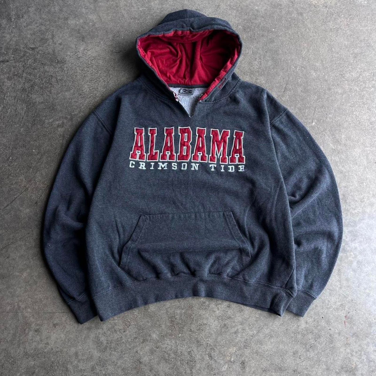 NCAA 2000s y2k alabama crimson hoodie Size US XL / EU 56 / 4 - 1 Thumbnail