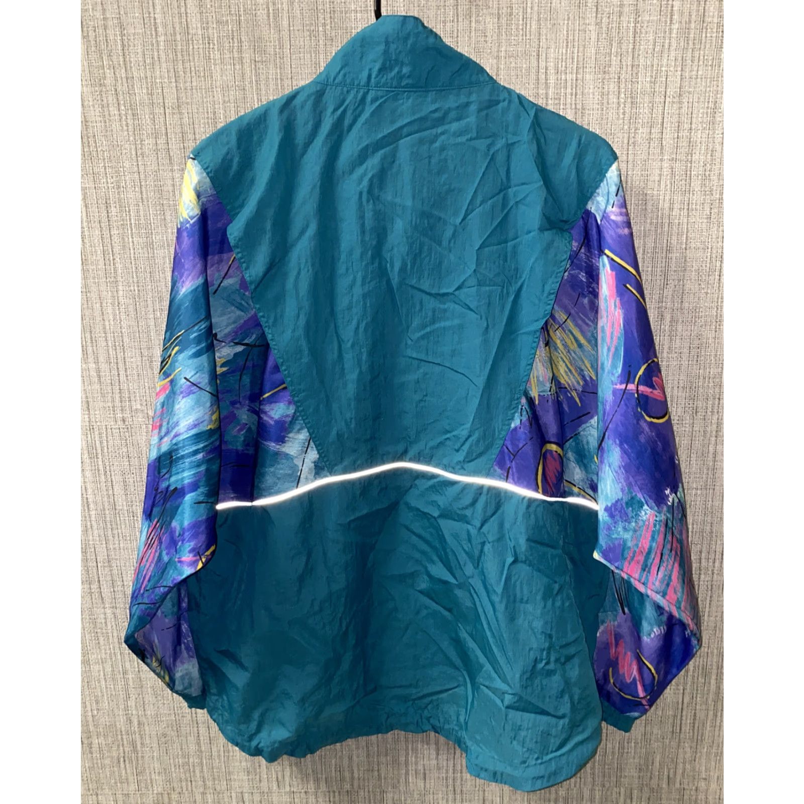 Reebok VINTAGE Reebok Jacket Teal Nylon 1/2 Zip Pullover Mens M Size US M / EU 48-50 / 2 - 5 Thumbnail