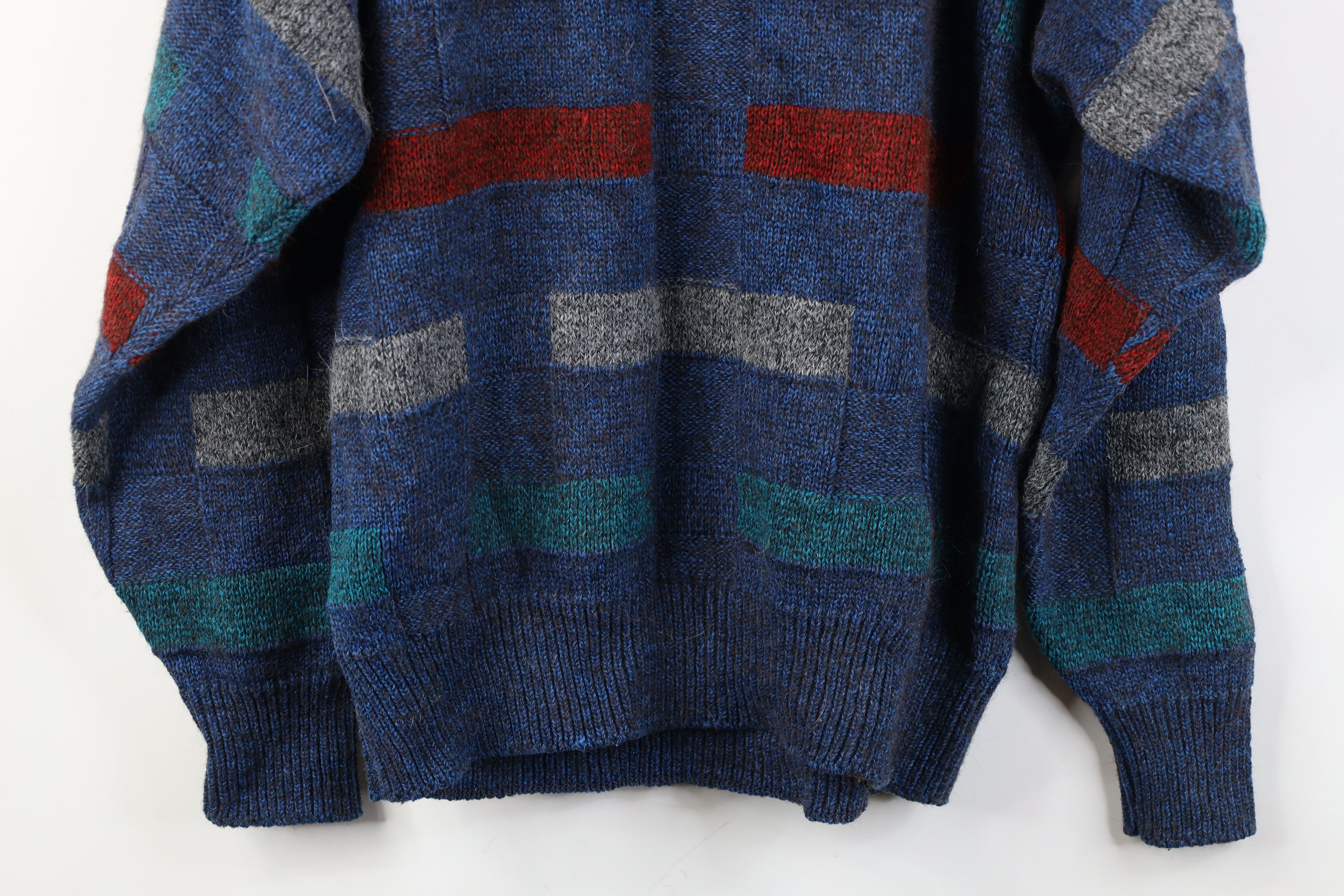 Vintage Vintage 90s Streetwear Wool Blend Knit Crewneck Sweater Size US M / EU 48-50 / 2 - 11 Thumbnail
