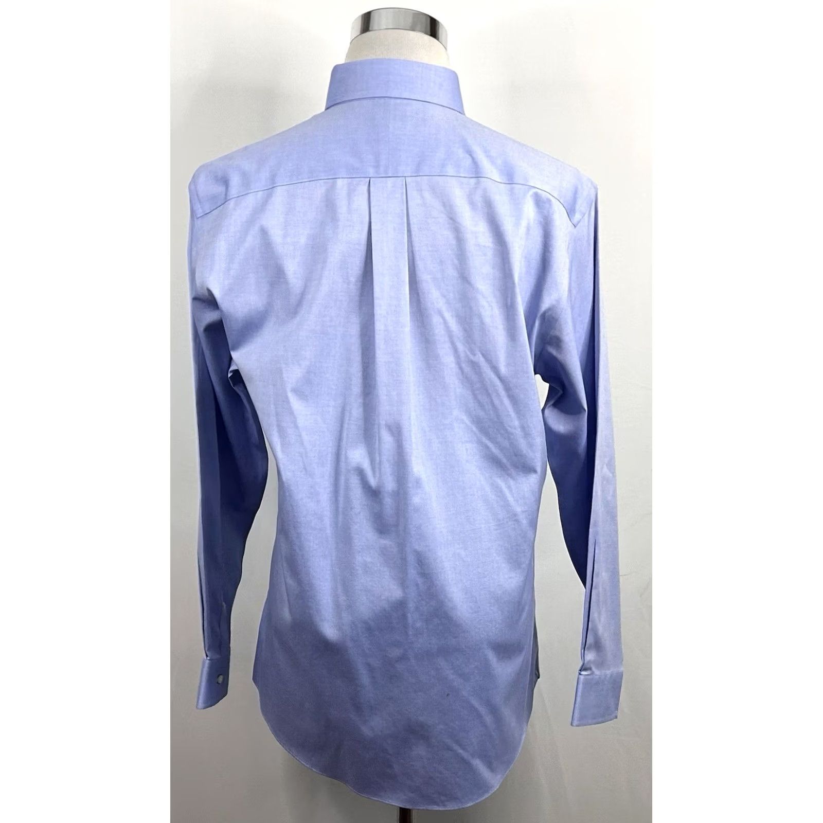 Jos. A. Bank Jos. A. Bank Dress Shirt Blue Button-Down 16 34 Tailored Fit Traveler Oxford NWT Men Regular Shirt Size 42R - 7 Thumbnail