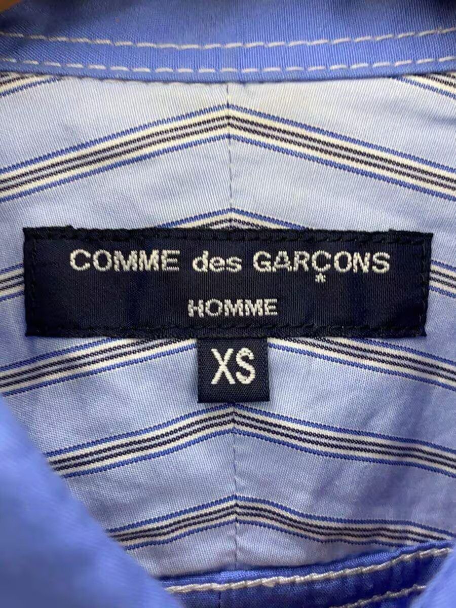 Comme des Garcons × Comme des Garcons Homme Stiped Panel Short Sleeve Button Shirt Size US XS / EU 42 / 0 - 4 Thumbnail