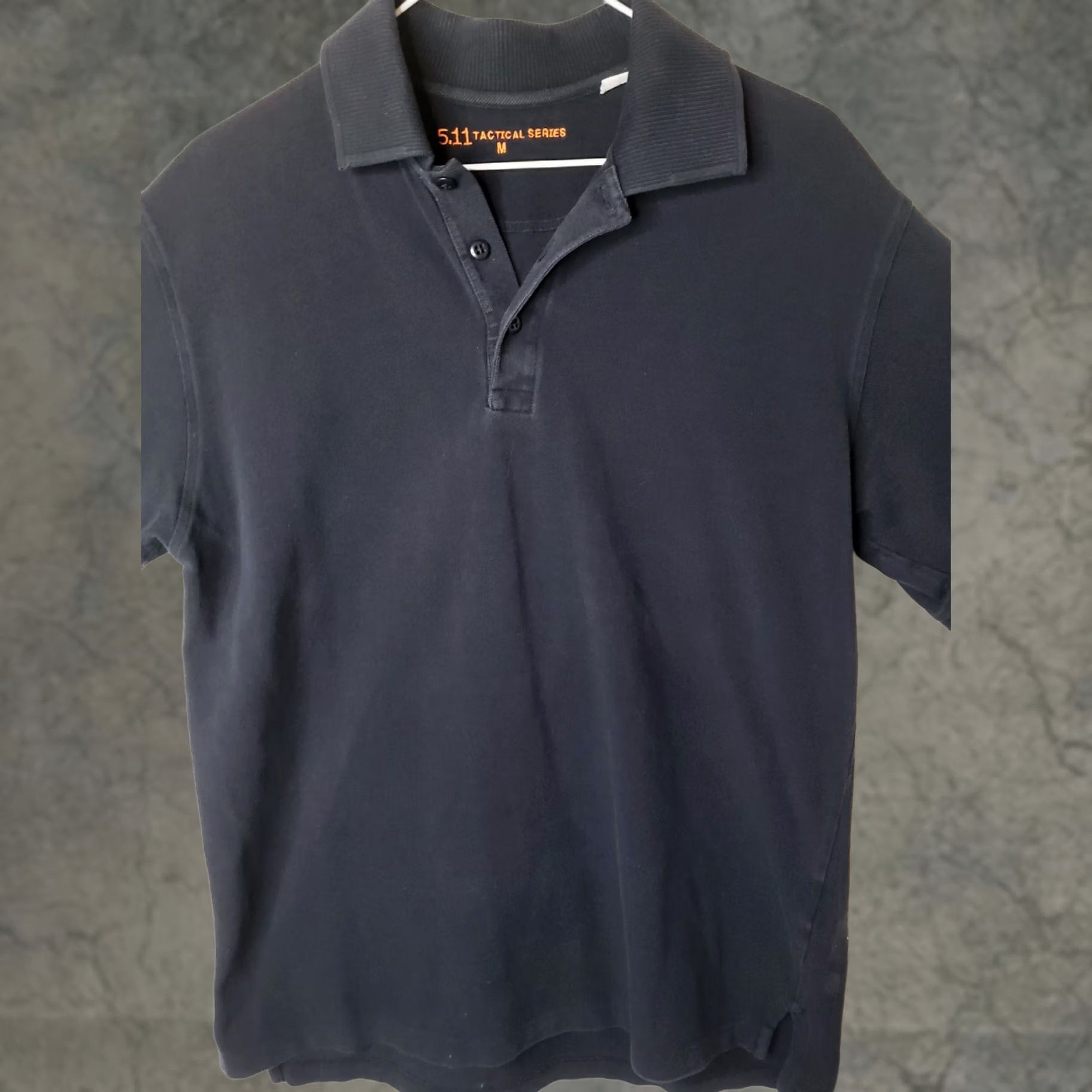 Vintage 5.11 Tactical Men's Black Short Sleeve Cotton Polo Shirt M Medium Polo Shirt Mens Black 100% Cotton Short Sleeve Classic Military Outdoor Casual Shirt Size US M / EU 48-50 / 2 - 1 Thumbnail