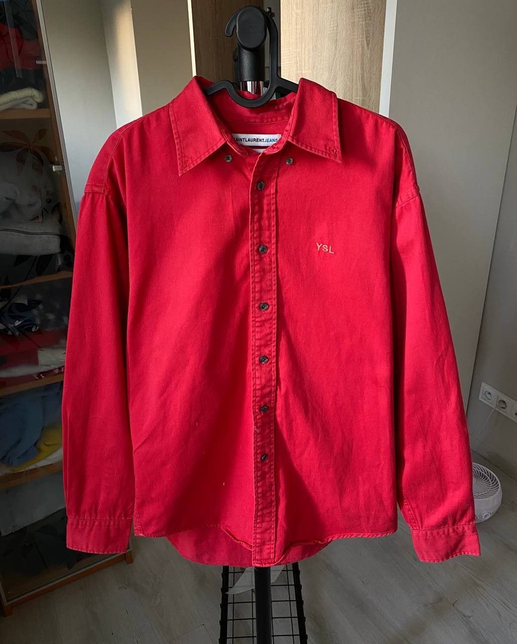 Vintage × Yves Saint Laurent Vinatge Yves Saint Laurent Shirt 90's Overshirt Luxury Size US M / EU 48-50 / 2 - 1 Thumbnail