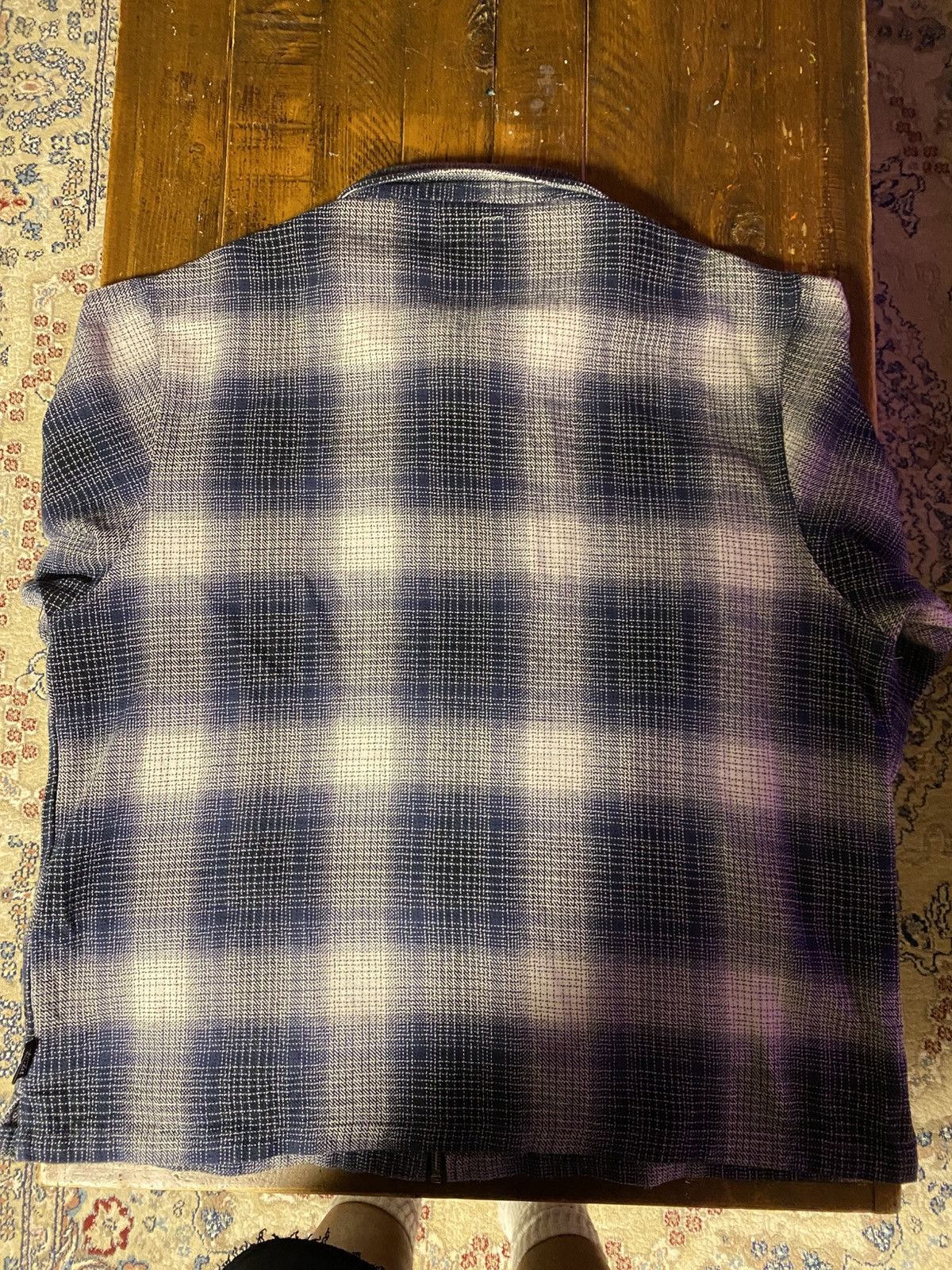 Stussy Stussy Paul Shadow Plaid Zip Flannel Size US XL / EU 56 / 4 - 2 Thumbnail