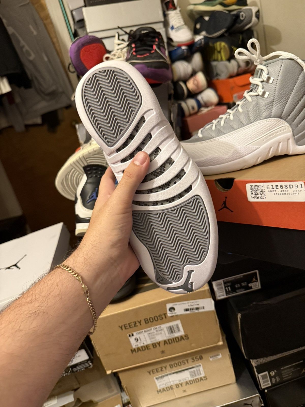 Jordan Brand Jordan retro 12 wolf grey size 8.5 Size US 8.5 / EU 41-42 - 4 Thumbnail
