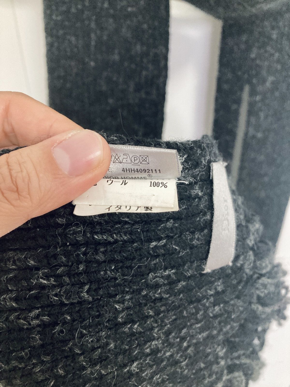 Dior DIOR HOMME BY HEDI SLIMANE 04AW/FW Multi-Strand Fringe Scarf Size ONE SIZE - 8 Thumbnail