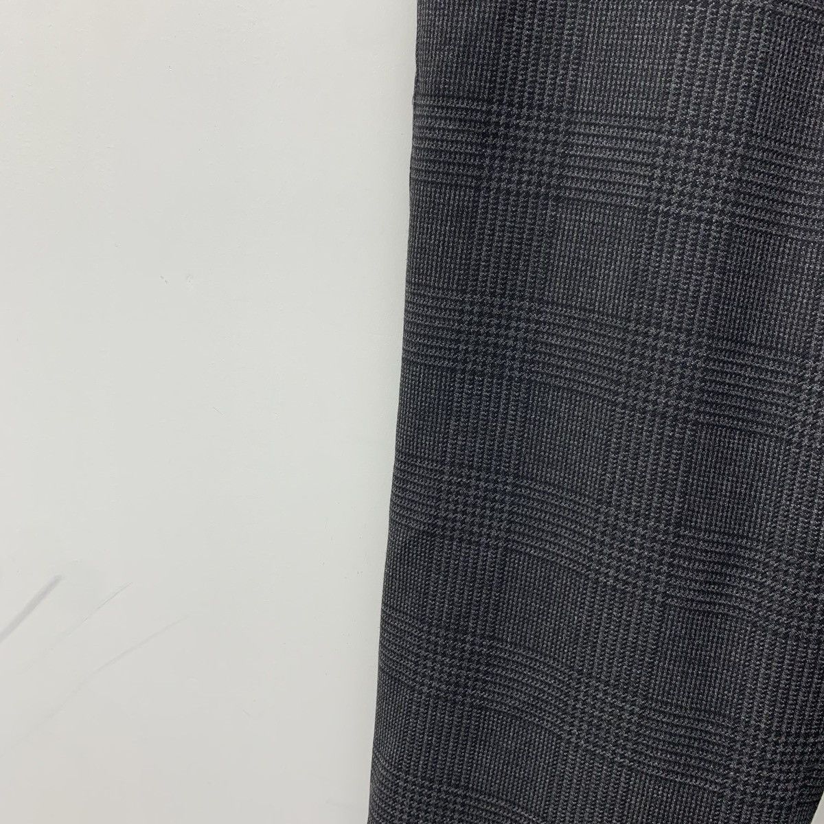 Prada Prada 24FW Dark Grey Wool Plaid Casual Trousers K26WX Size US 36 / EU 52 - 4 Thumbnail