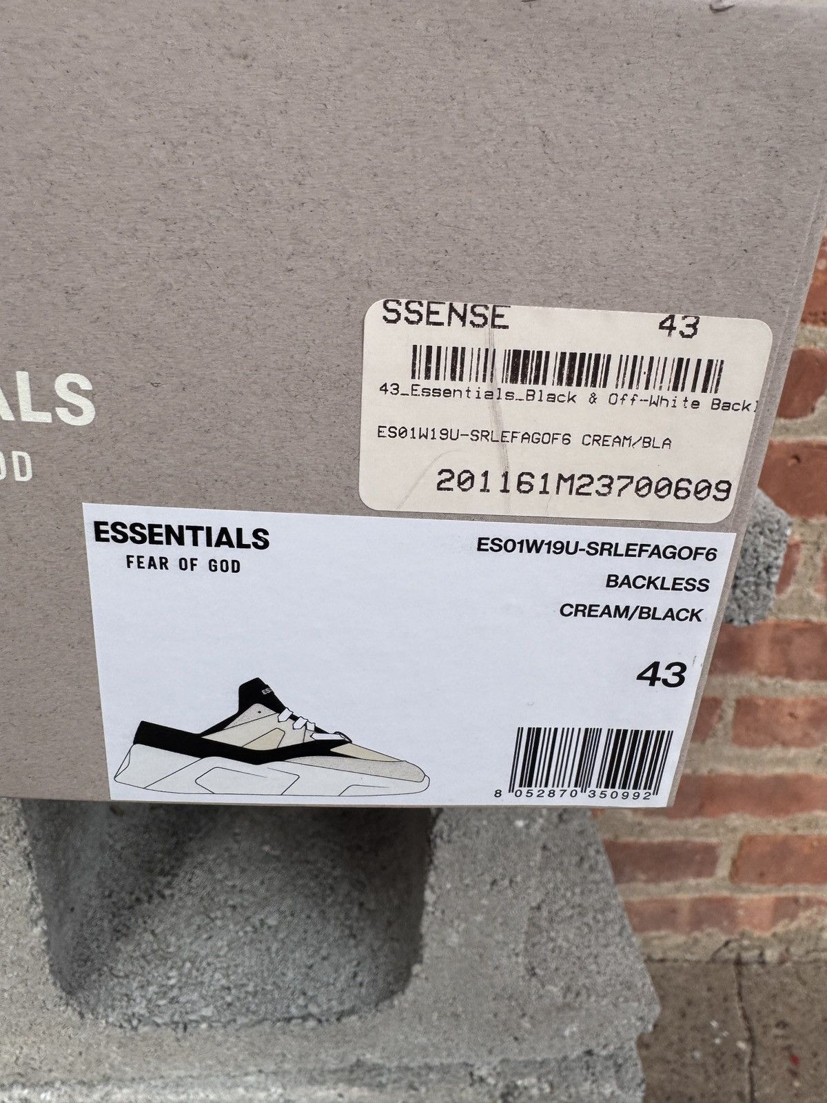 Essentials × Fear of God Fear of god essentials backless runner Size US 10 / EU 43 - 11 Thumbnail