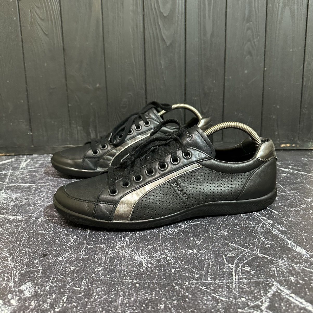 Prada PRADA - Men’s Leather Sneakers Size 8 Size US 8 / EU 41 - 4 Thumbnail