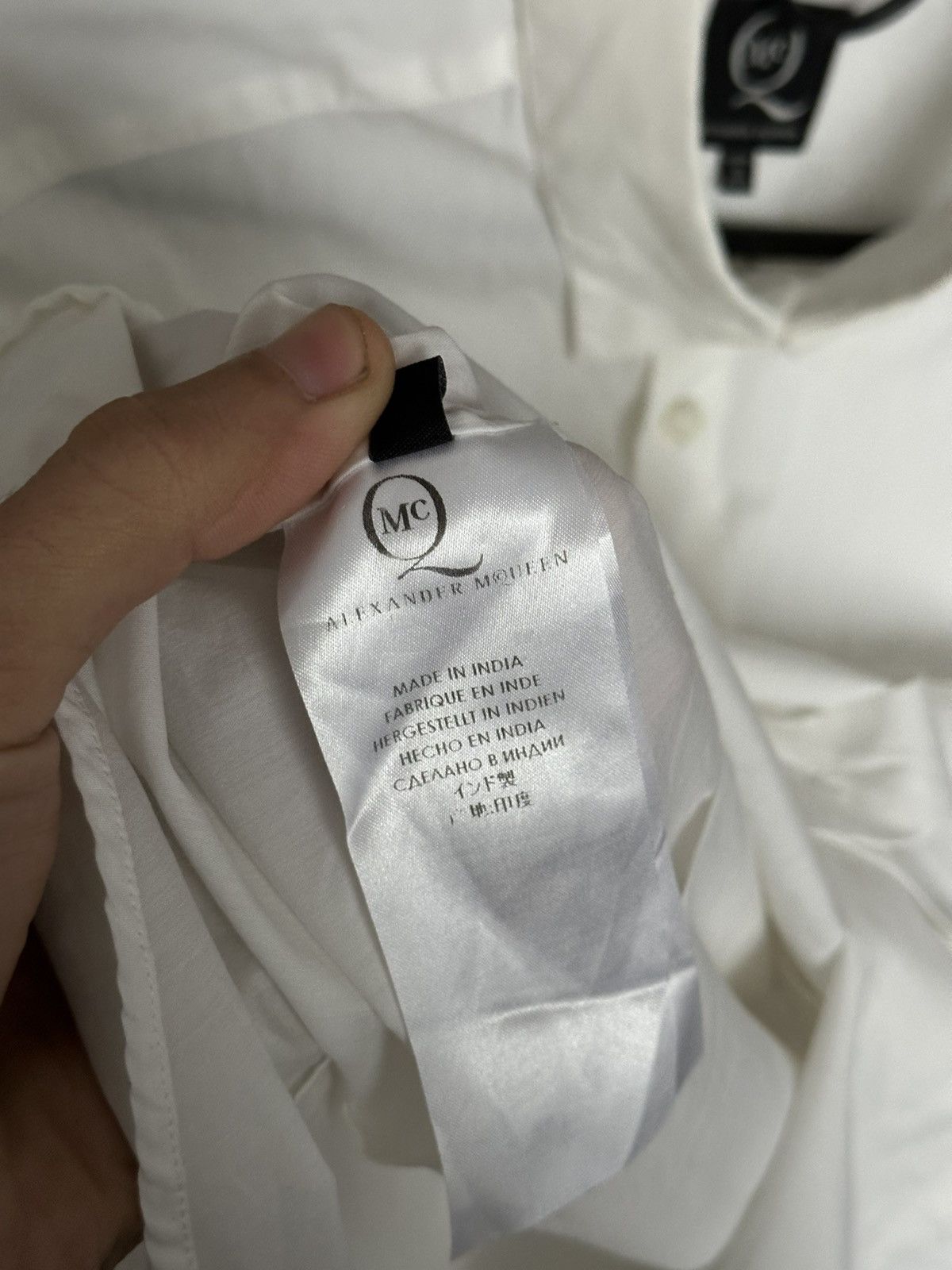 Alexander McQueen Alexander McQueen MCQ Shirt Button Up Long Sleeve Size US M / EU 48-50 / 2 - 11 Thumbnail