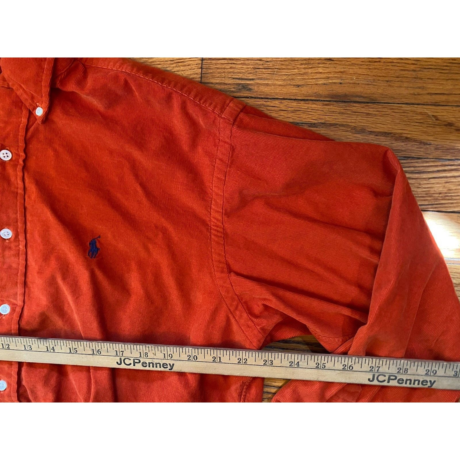 Ralph Lauren Ralph Lauren Mens Corduroy Button Shirt Blake Cotton M Pony Size US M / EU 48-50 / 2 - 5 Thumbnail