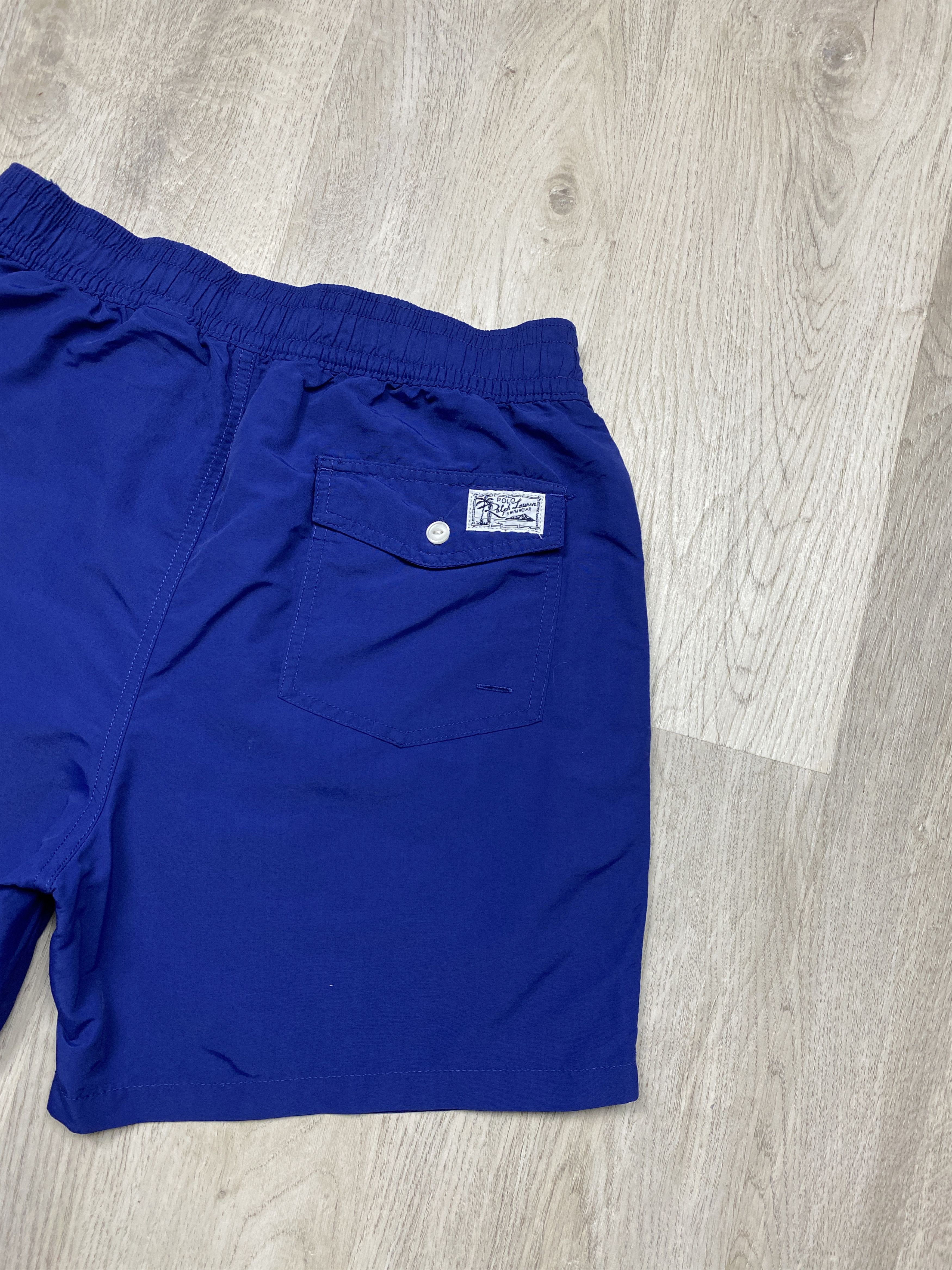 Polo Ralph Lauren × Ralph Lauren × Vintage Polo Ralph Lauren Vintage Mens Nylon Swimming Shorts Size US 30 / EU 46 - 9 Thumbnail
