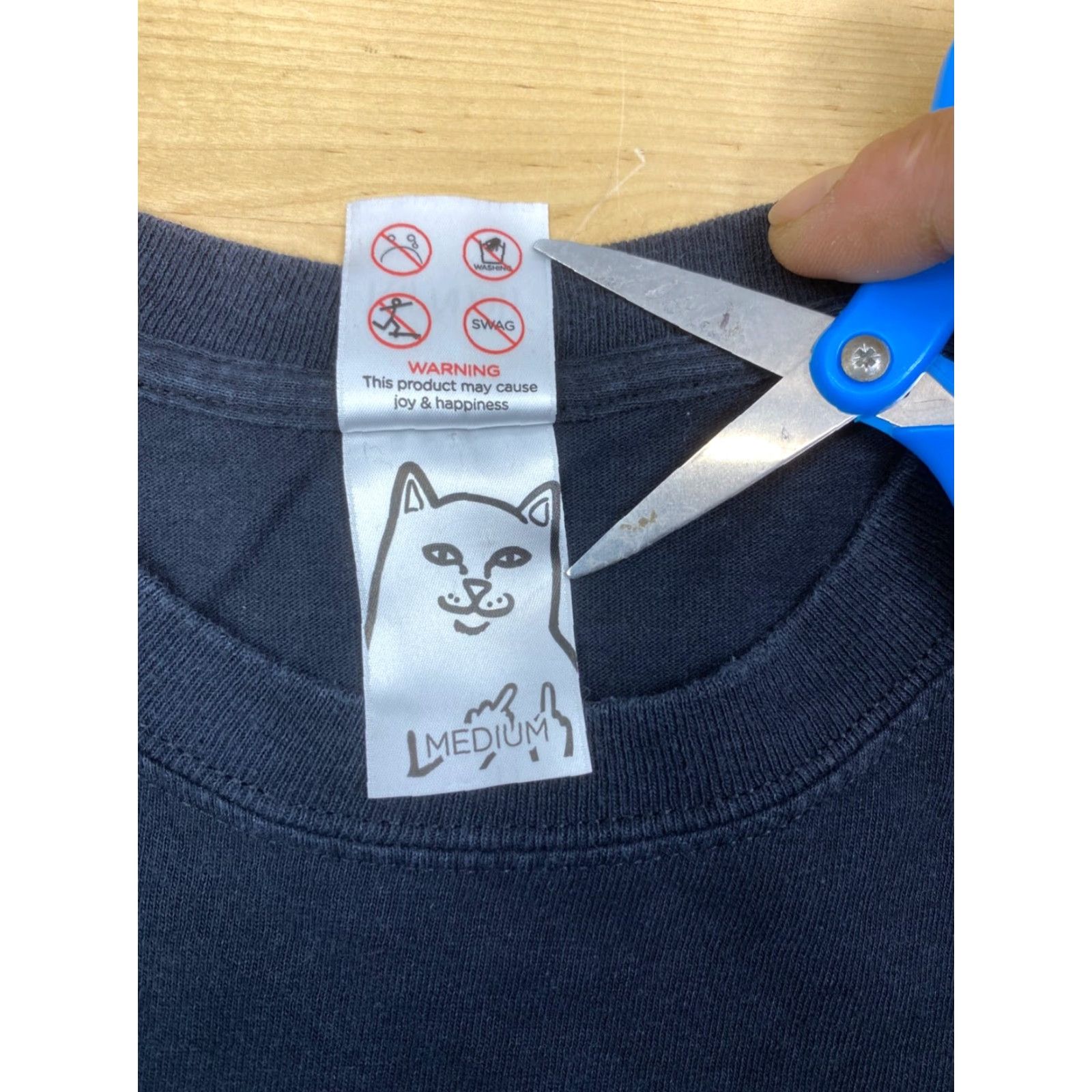 RIPNDIP Rip N Dip Must Be Nice Long Sleeve Shirt M Black Crew Neck Casual Size US M / EU 48-50 / 2 - 4 Thumbnail