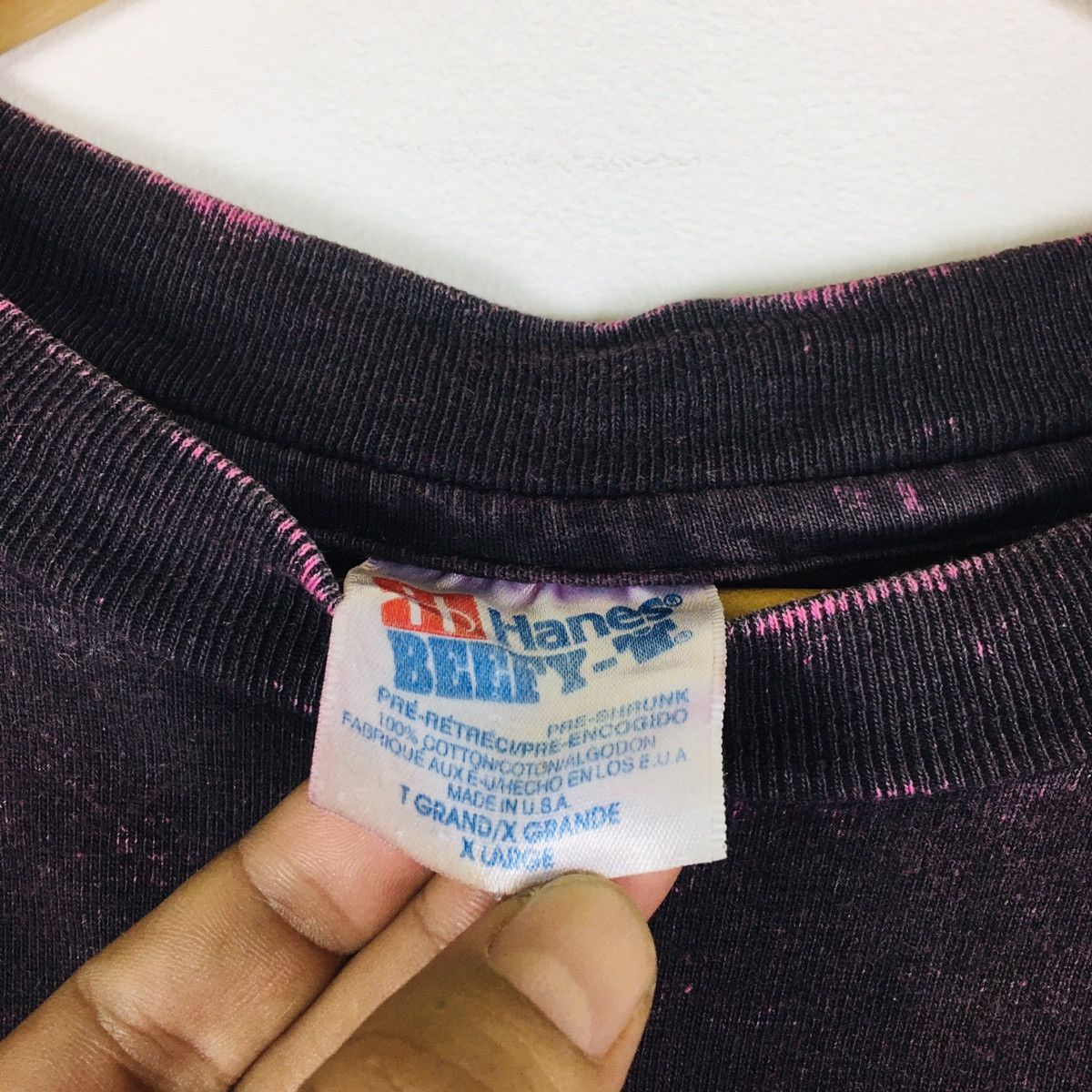 California Arts. × Hanes × Vintage Vintage Single Stitch Bleach Lake Tahoe California Size US M / EU 48-50 / 2 - 8 Thumbnail