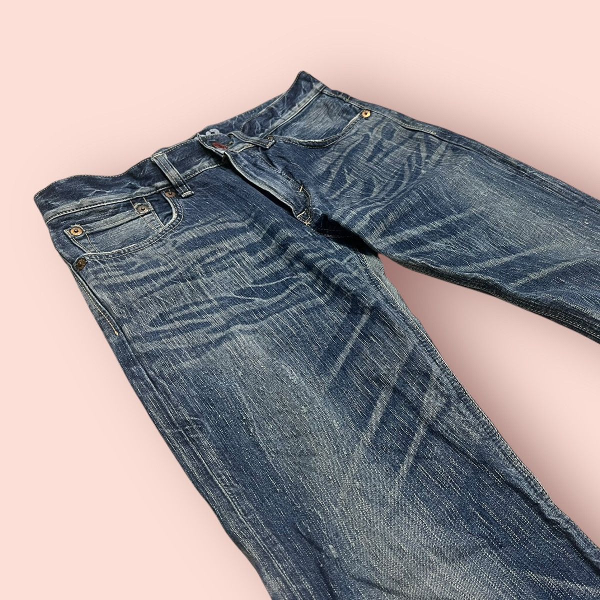 14th Addiction × Edwin × Le Grande Bleu (L.G.B.) VINTAGE FLARED JEANS EDWIN 503 JAPAN (W32'-33') Size US 33 - 13 Thumbnail