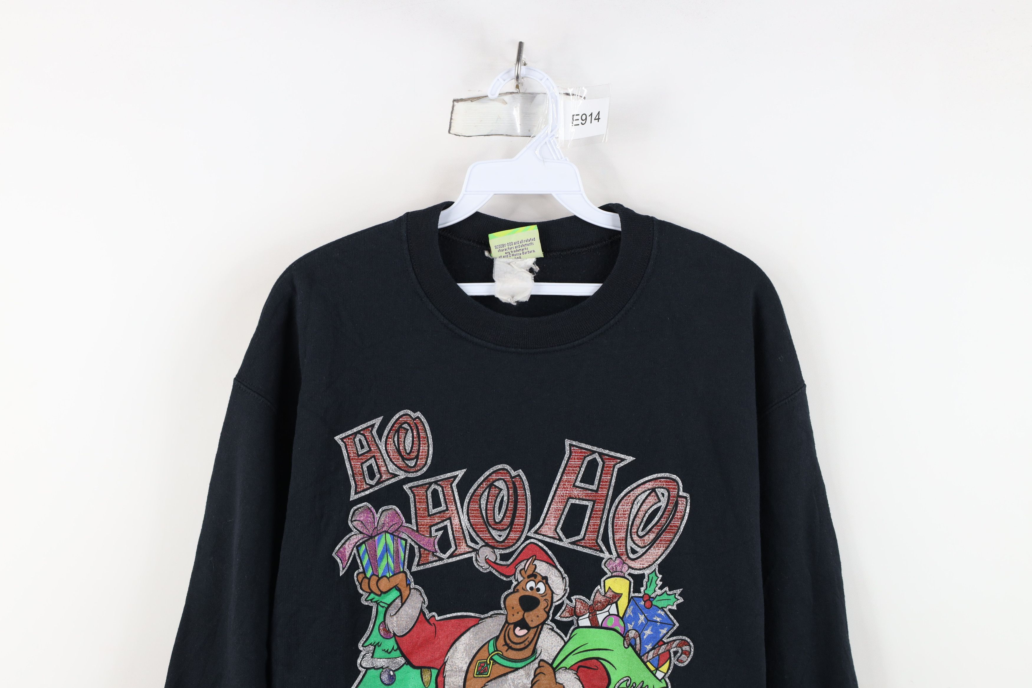 Vintage Vintage 90s Scooby Doo Santa Claus Christmas Sweatshirt Size L / US 10 / IT 46 - 2 Thumbnail