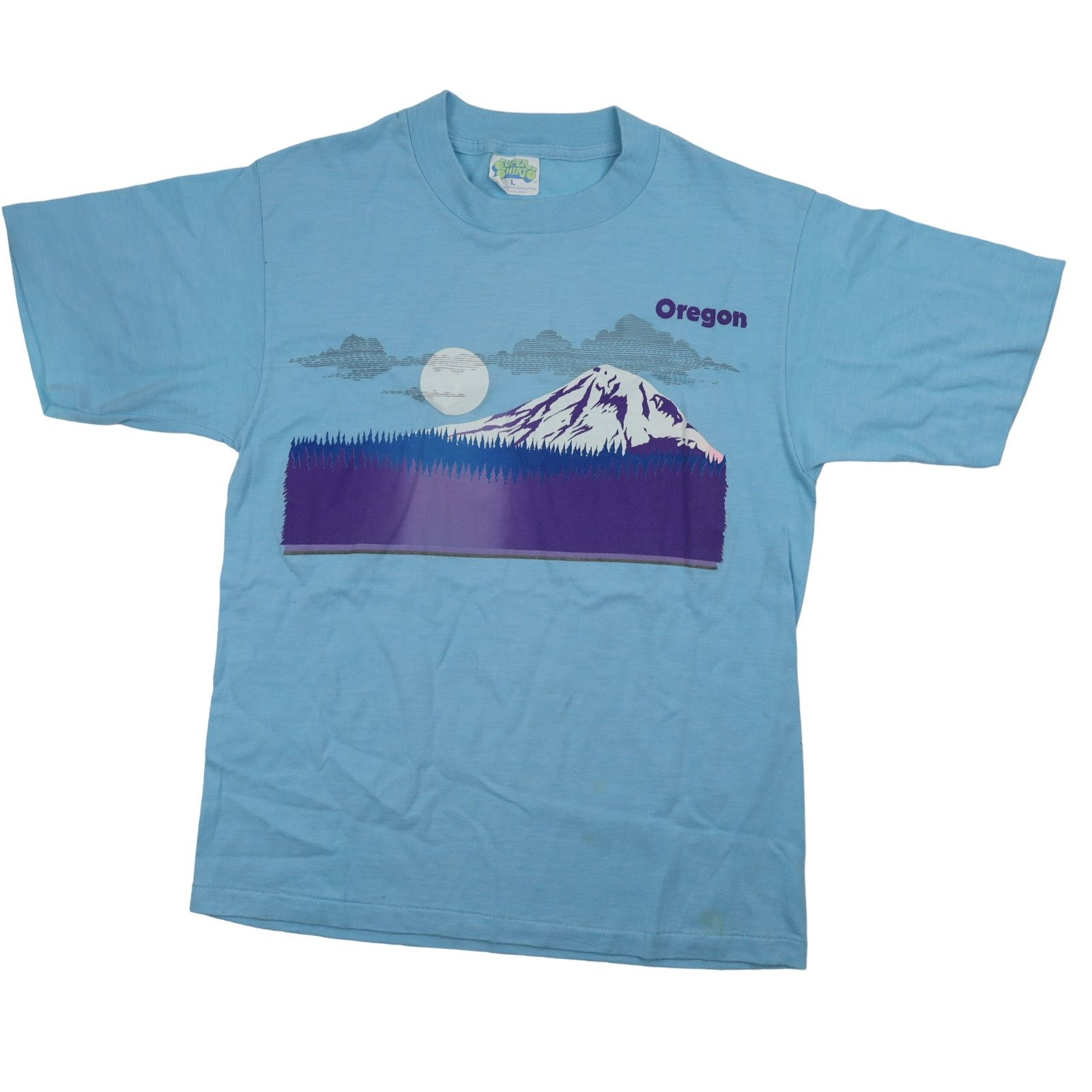 Vintage Vintage 80s Oregon Landscape Graphic T Shirt Size US M / EU 48-50 / 2 - 1 Thumbnail