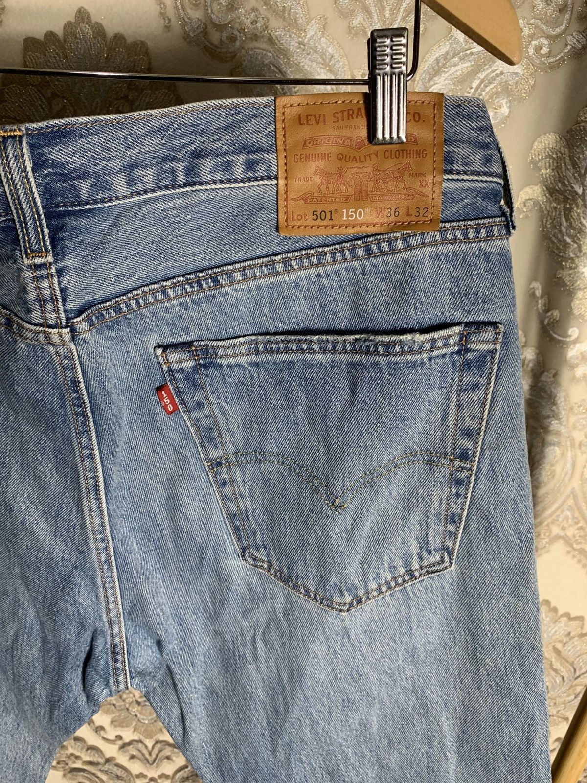 Levi's Made & Crafted VINTAGE LEVIS 501 150 YEARS DESIGNER DENIM JEANS Y2K 90s USA Size US 36 / EU 52 - 11 Thumbnail