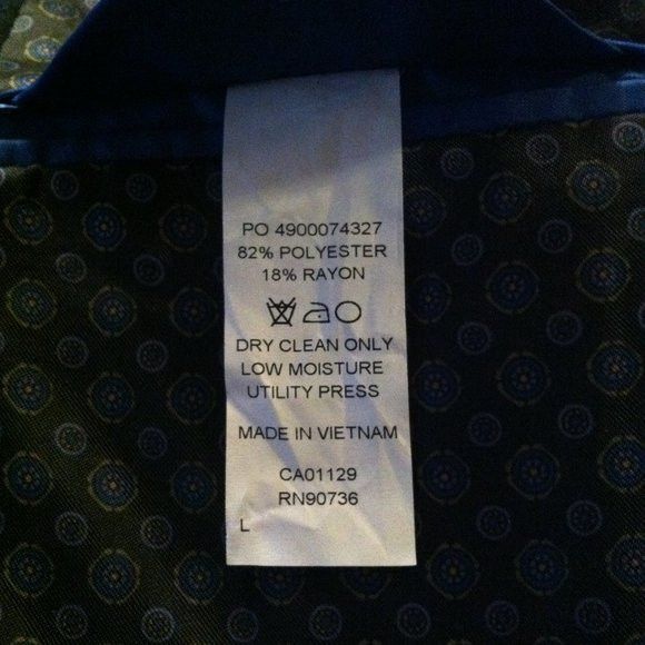 Tallia TALLIA MENS NEW PLYSTR BLEND EVENING SOIREE JACKET SIZE: L Size 42R - 13 Thumbnail