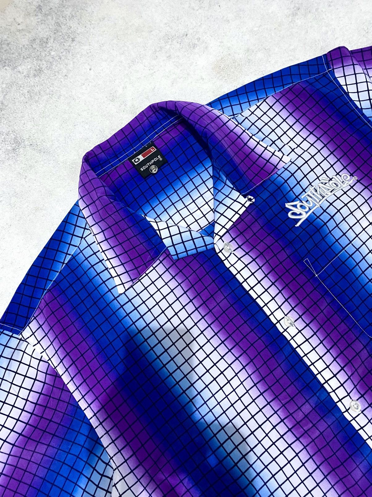Southpole × Vintage Y2K Southpole Aop Shirt Button Up Size US L / EU 52-54 / 3 - 4 Thumbnail