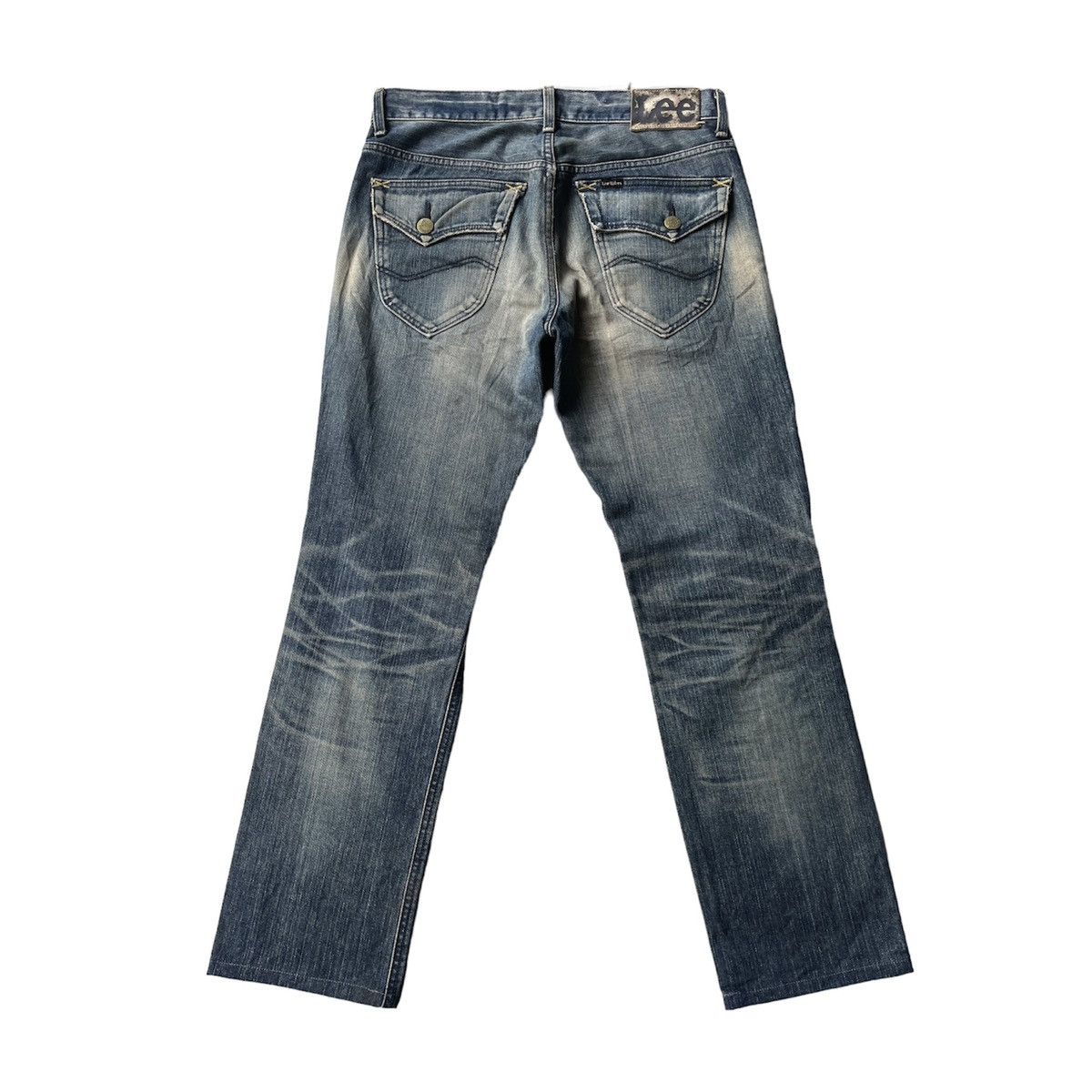 Lee Distressed Vintage Lee Riders Gold Label Japan Jeans Size US 33 - 1 Thumbnail