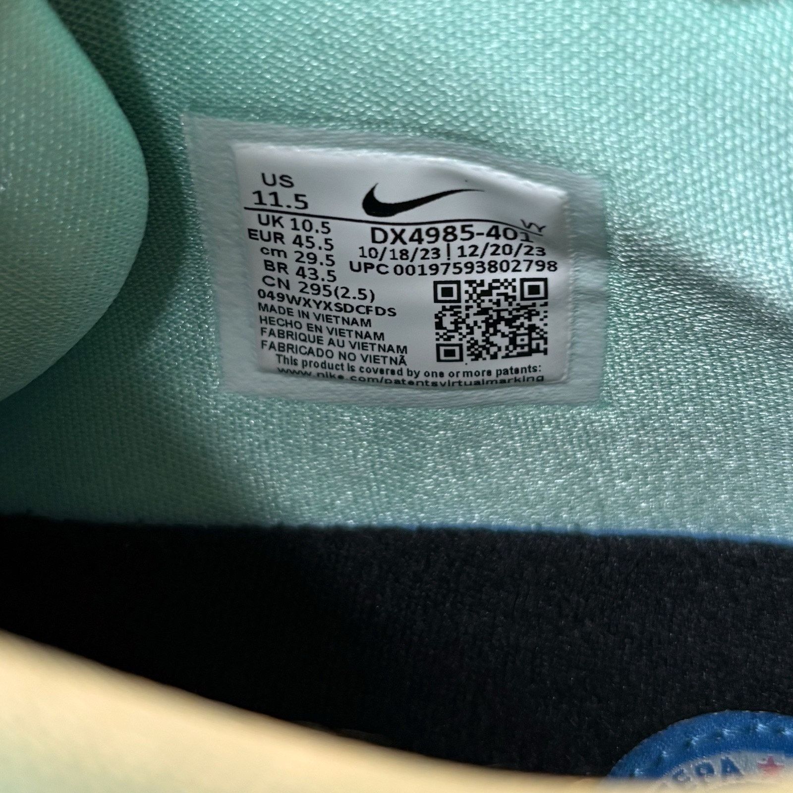 Nike Nike DX4985-401 Zoom Freak 5 Flowers Giannis Sneakers 11.5 Size US 11.5 / EU 44-45 - 11 Thumbnail