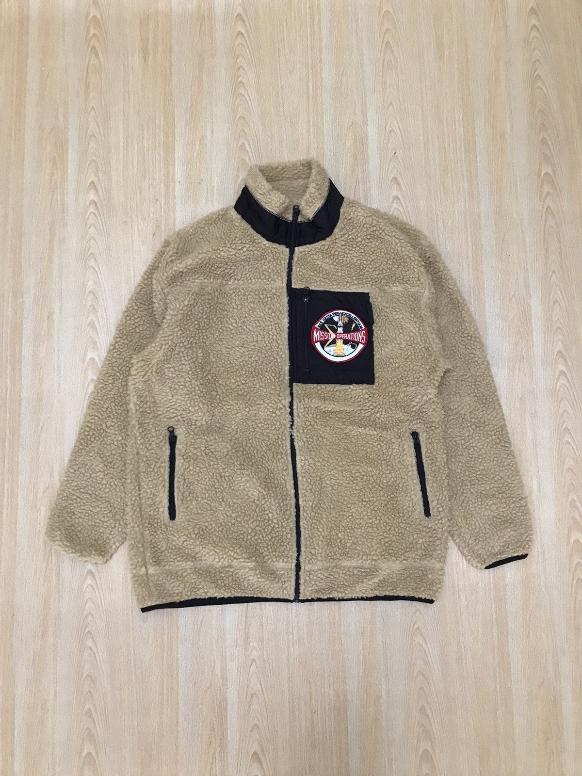 NASA × Vintage Vintage NASA Mission Operation Fleece Jacket Size US L / EU 52-54 / 3 - 1 Thumbnail