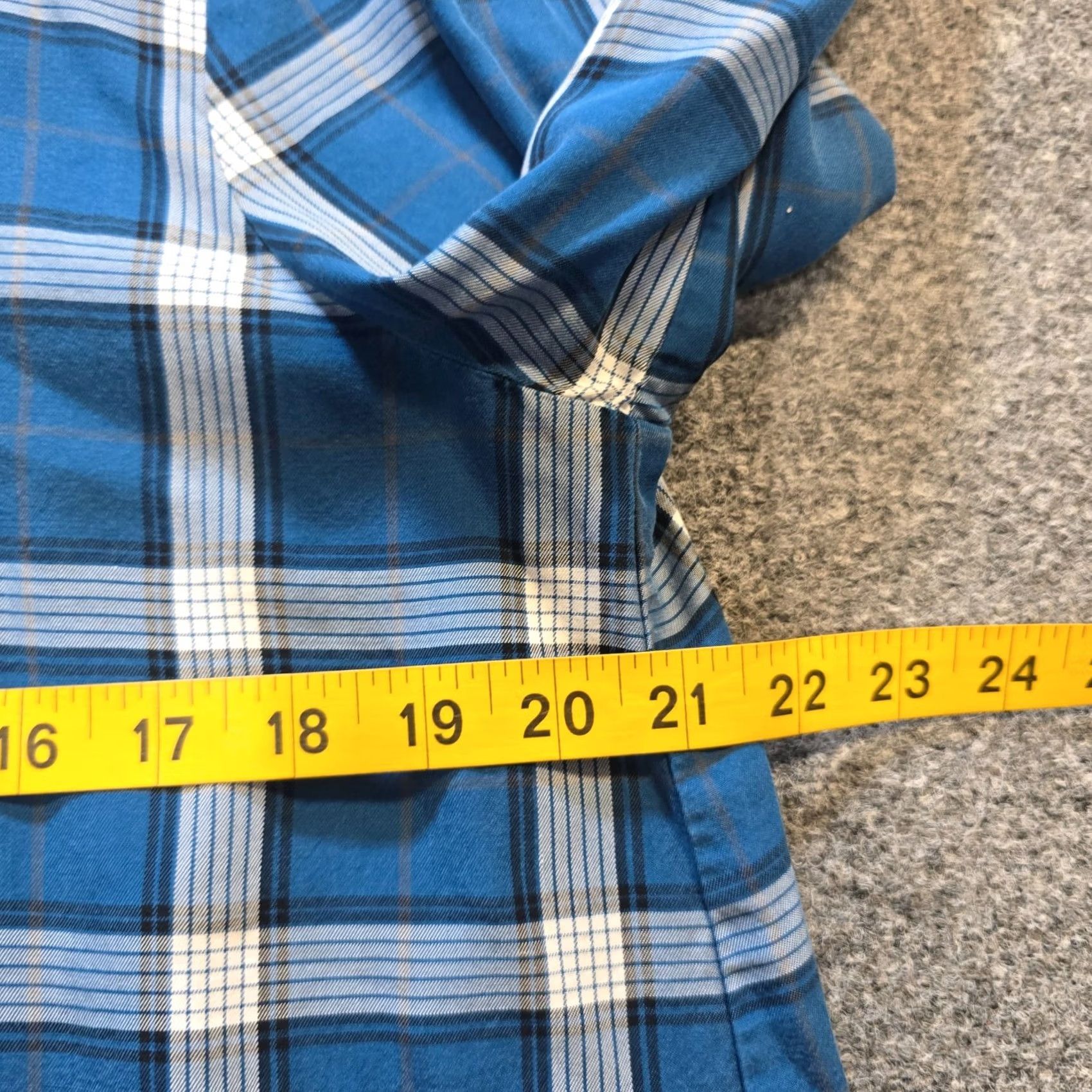 J. Jill J. Jill Top Women Blue Plaid Tunic Long Sleeve Button Shirt Casual Dressy Shirt Size M Size M / US 6-8 / IT 42-44 - 5 Thumbnail