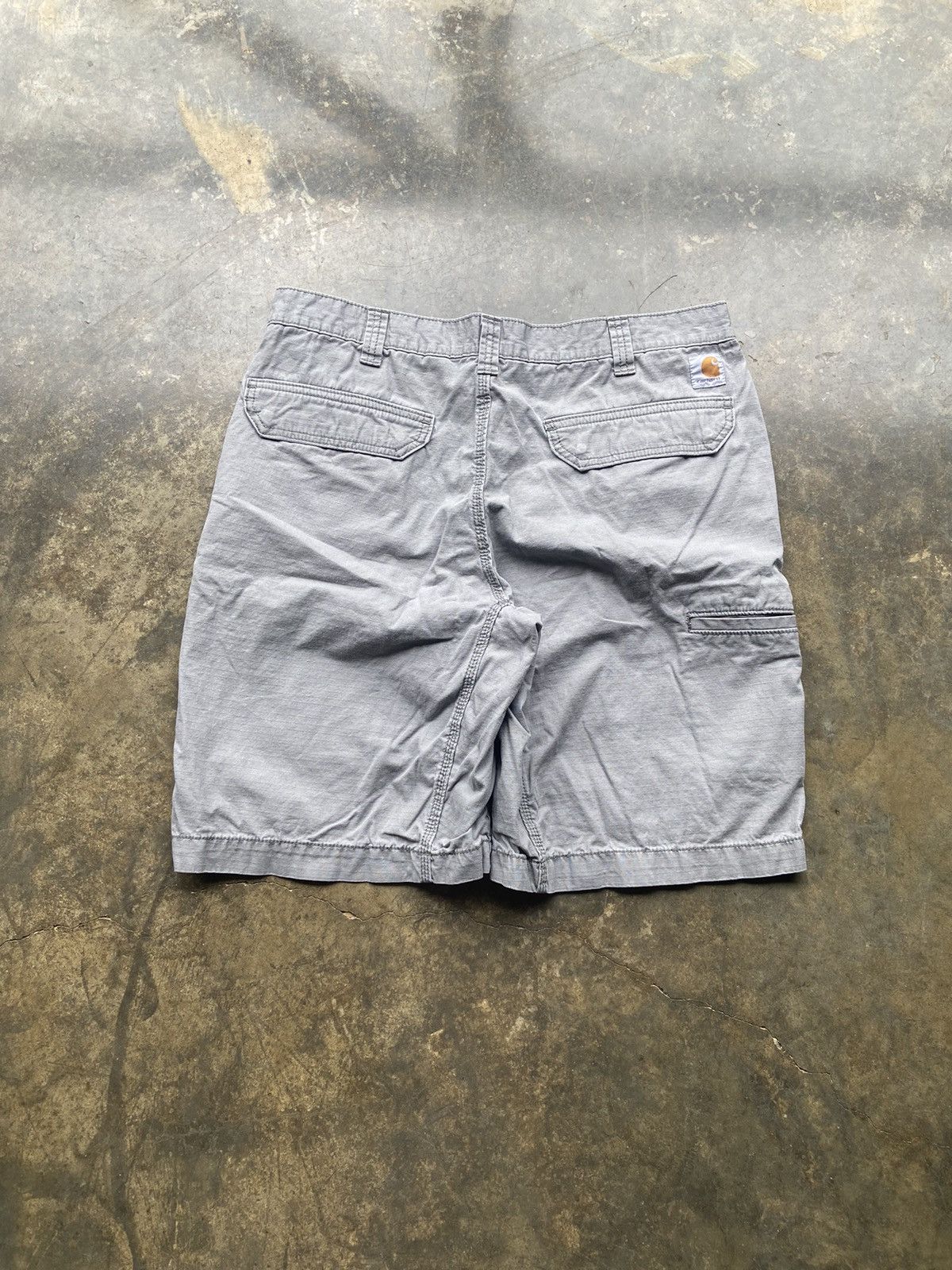 Carhartt Vintage Baggy Y2K Grey Carhartt Work Shorts Size 36 Size US 36 / EU 52 - 1 Thumbnail