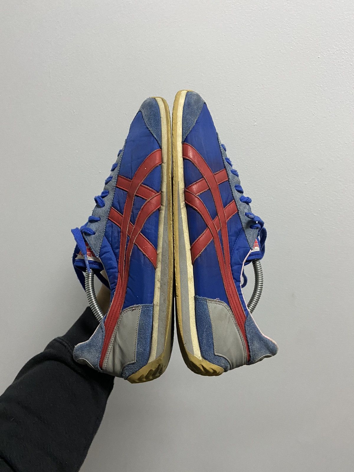 Asics × Vintage Asics Onitsuka Tiger Vintage Sneakers Low Top stripe Size US 12.5 / EU 45-46 - 7 Thumbnail
