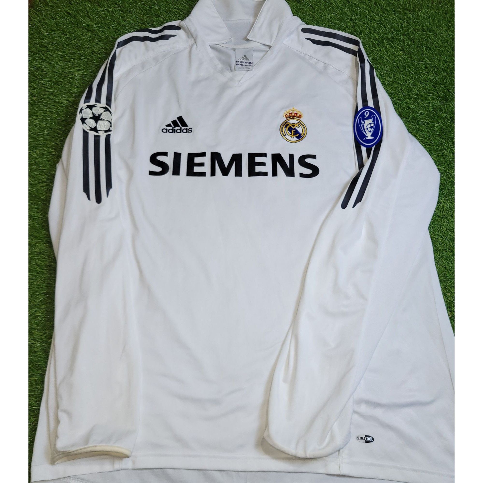 Adidas Zidane Real Madrid UEFA 2005 2006 Long Sleeve Soccer Jersey Size US XL / EU 56 / 4 - 2 Thumbnail