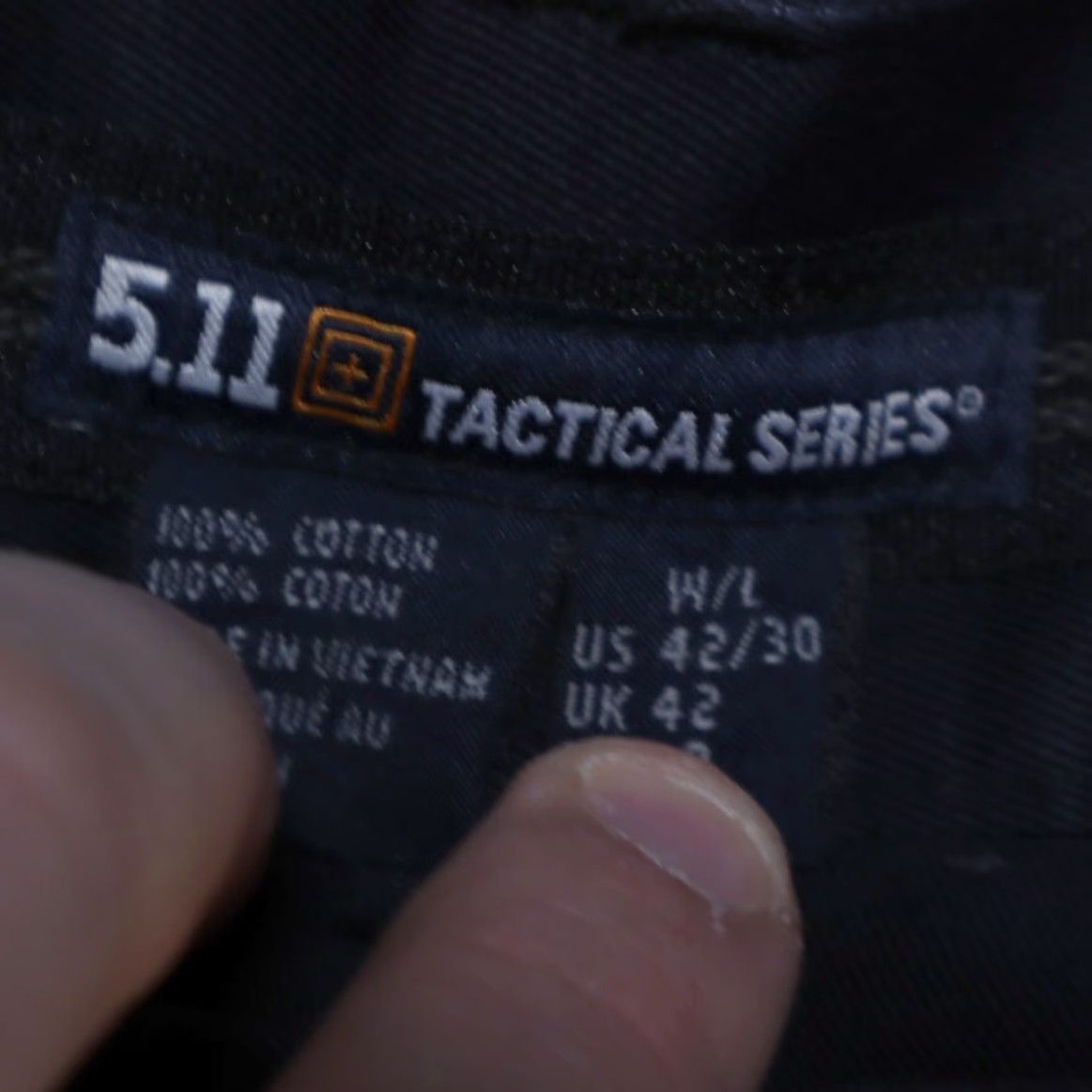 Vintage VINTAGE 5.11 Tactical Cotton Canvas Cargo Pants Gray Men's 42 Cargo Pants Men 42 Gray 5.11 Tactical Cargo Relaxed Fit Workwear Cotton Canvas Pants Size US 42 / EU 58 - 5 Thumbnail