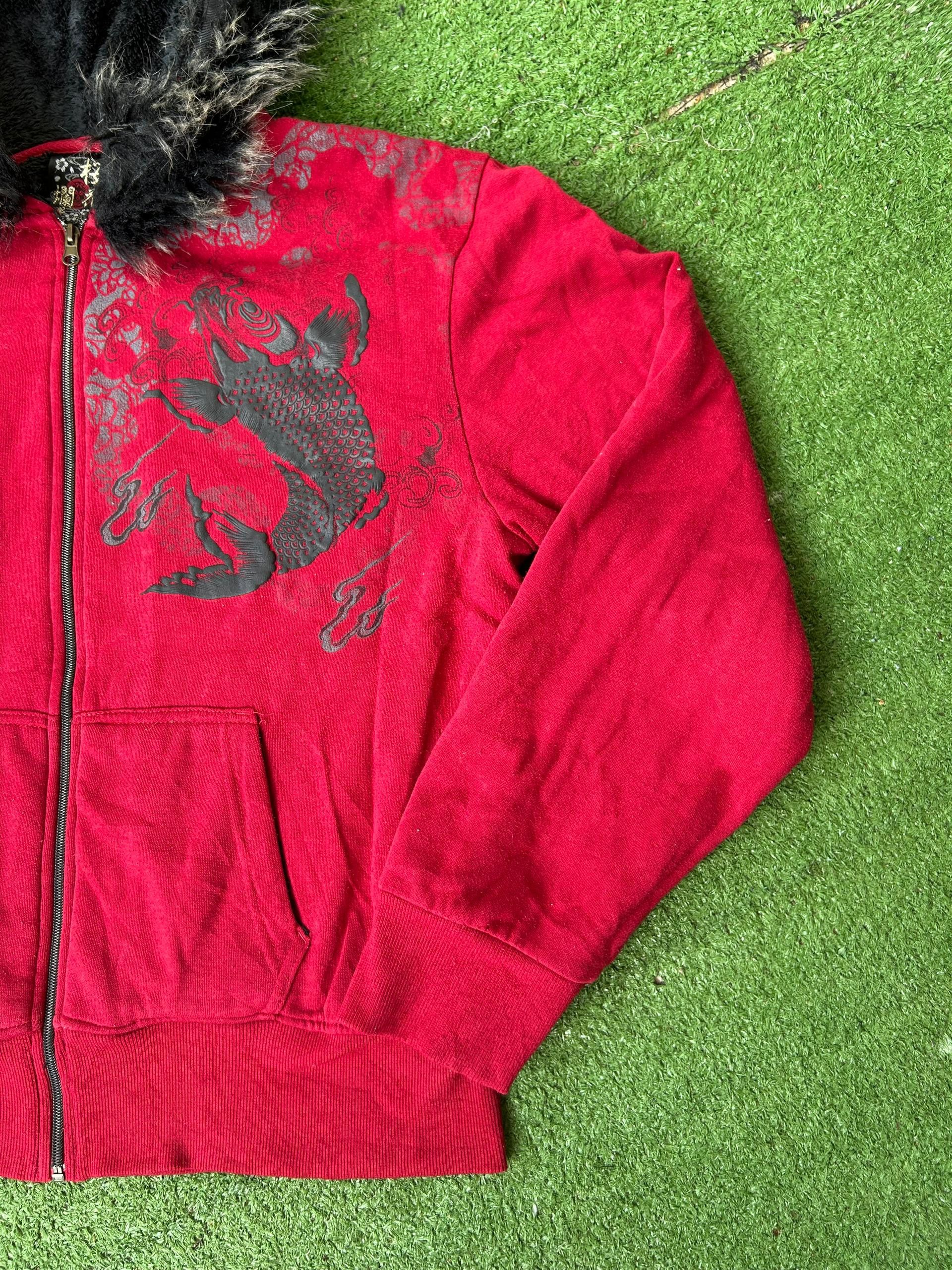 Japanese Brand Japanese Brand Bullet Noise Koi Fur Jackets Size US XL / EU 56 / 4 - 9 Thumbnail