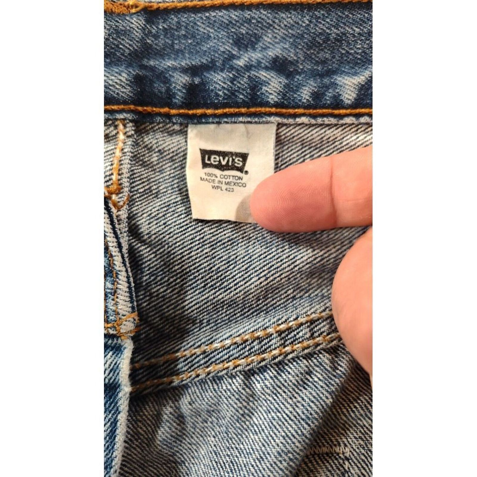 Levi's Levis 501 Vintage 1994 Jeans Men 40x32 Blue Button Fly Size US 40 / EU 56 - 11 Thumbnail