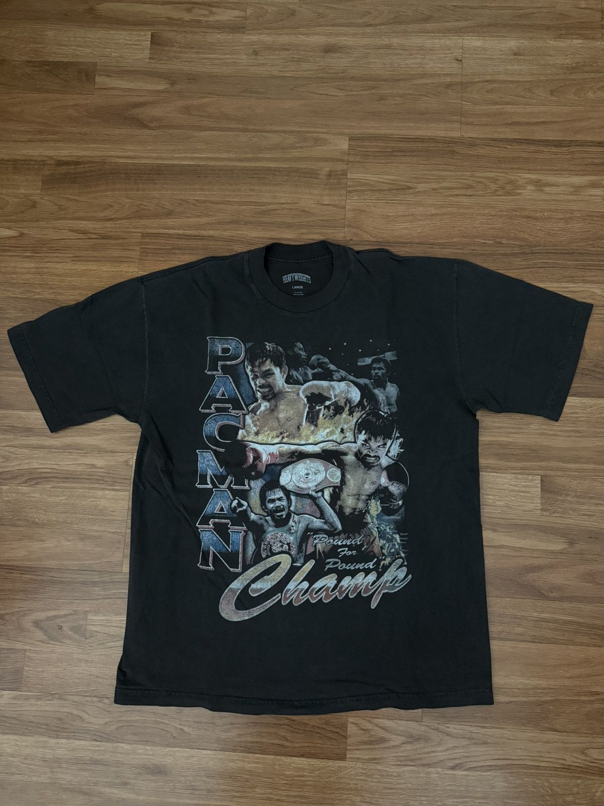 Vintage vintage boot vtg heavyweight manny pacman pacquiao shirt tee Size US L / EU 52-54 / 3 - 1 Preview