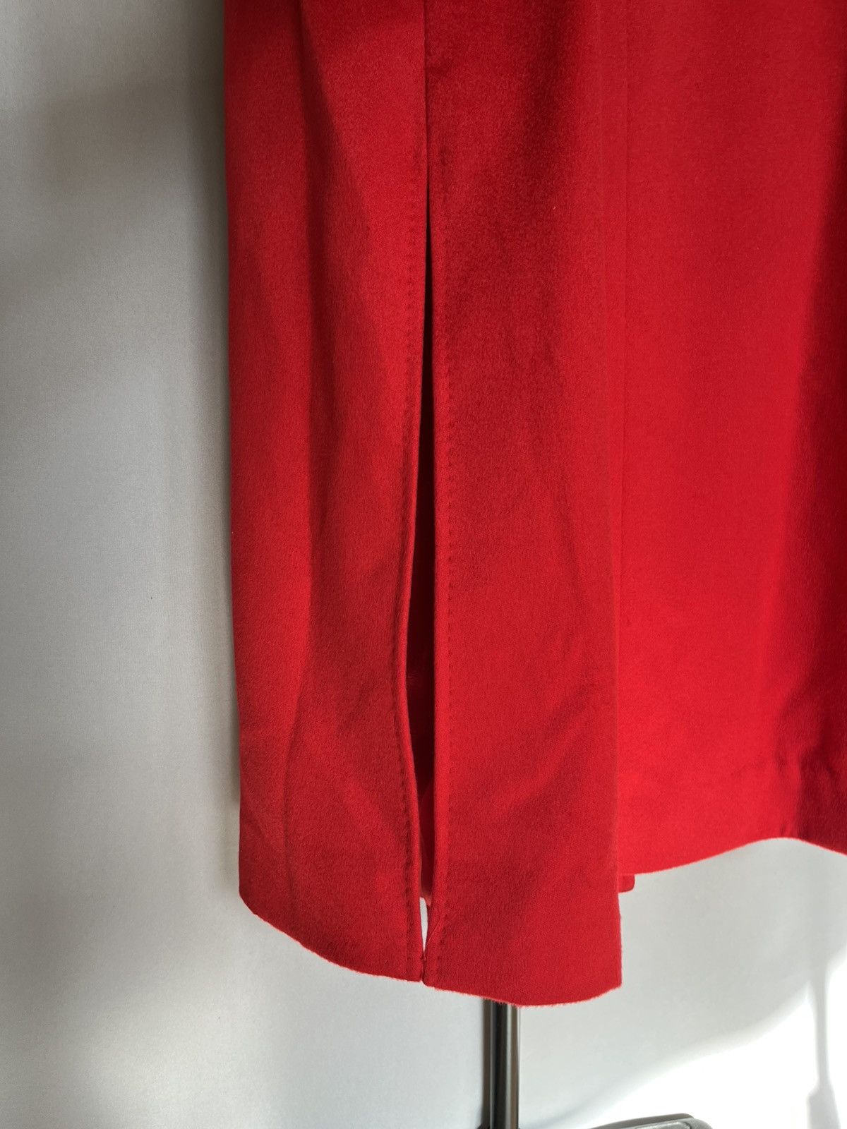 Johnstons Of Elgin Johnstons of Elgin Women's Red 100% Cashmere Coat Long Size XXL / US 16-18 / IT 52-54 - 8 Thumbnail